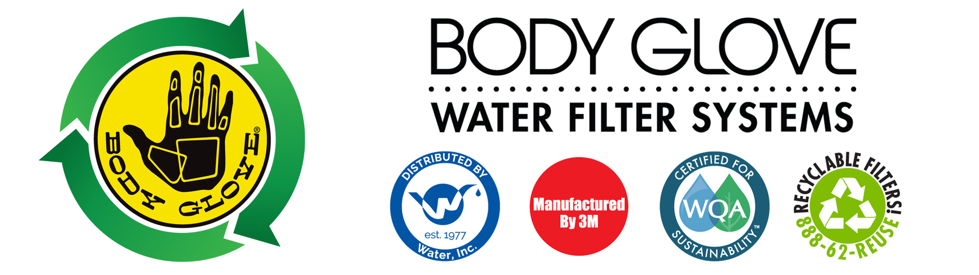 Physique Glove Water Filters And Filtration Systems Eco-friendly, Recyclable Water Filter Systems, Certified For Sustainability, Exclusively From Water, Inc
